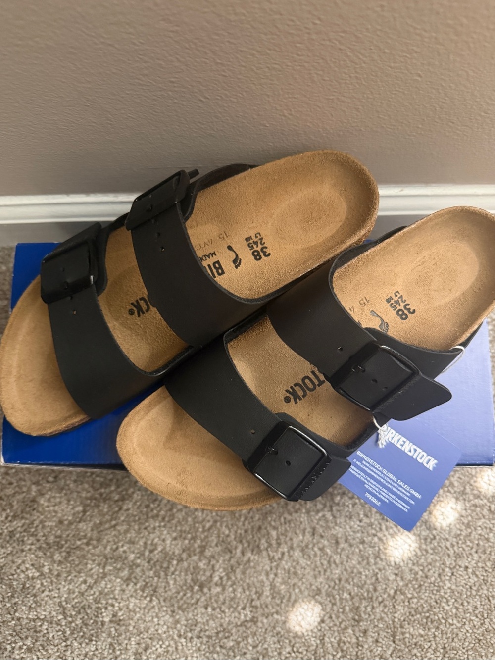 Birkenstock - Arizona (Black) Women’s US 7/ UK 5